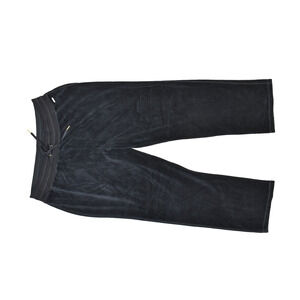Calvin Klein Velour Women's Plus Size 1x Black Pants Sweats Relax